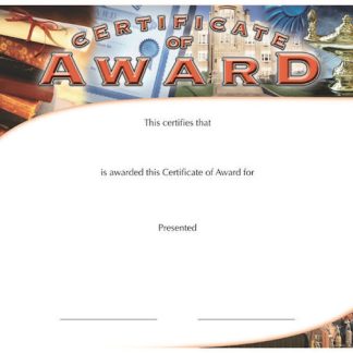 Fill In The Blank Certificates